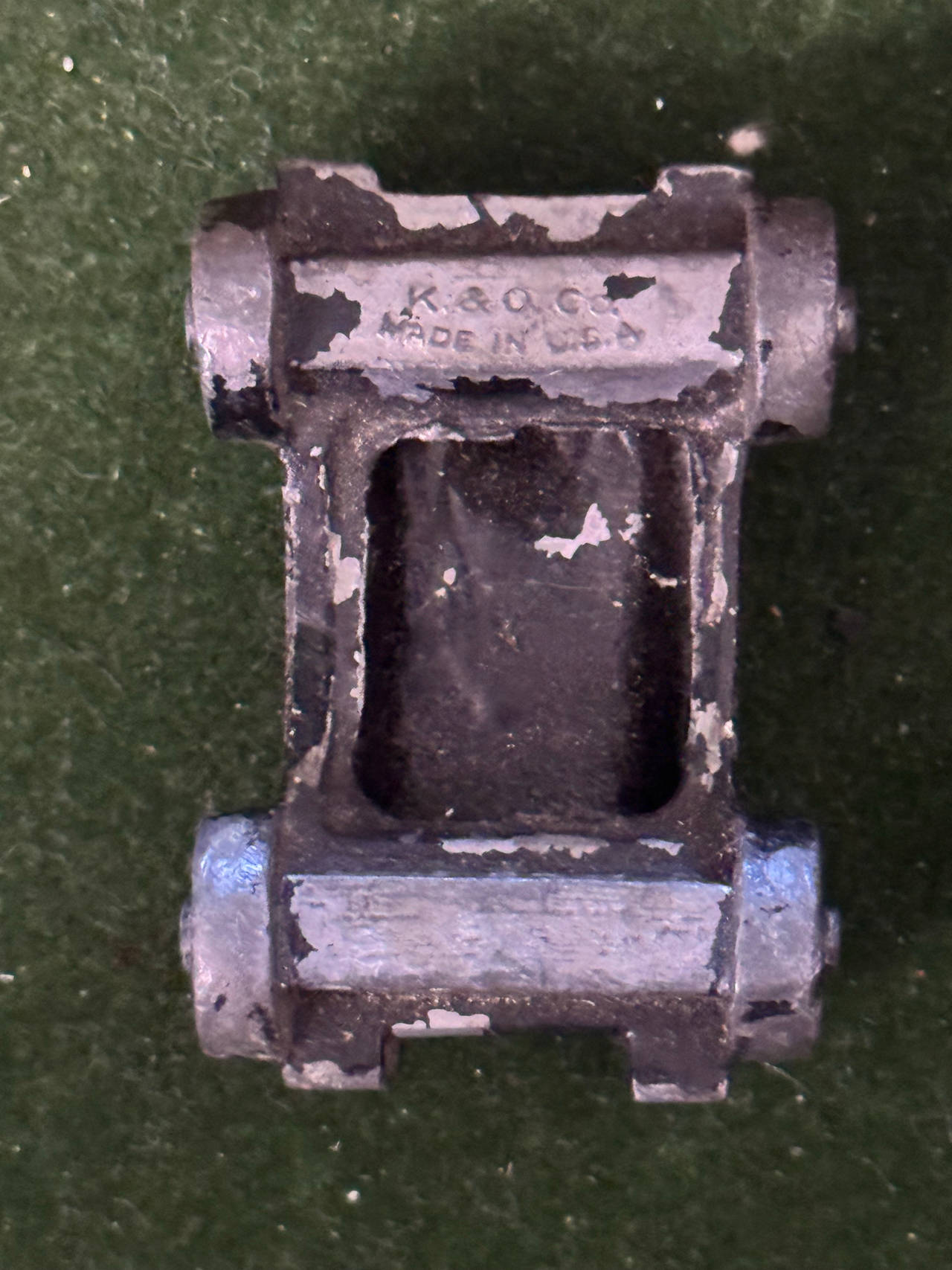 K&O Co. Cast Iron Toy Base