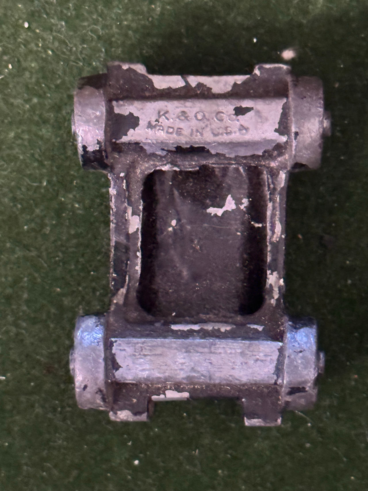 K&O Co. Cast Iron Toy Base