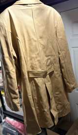 Angelo Vera Pelle Genuine Leather Coat Women’s Size 3XL Beige Jacket - Image 3