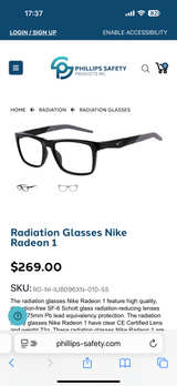 Nike Radeon 1 Radiation Glasses - Image 1