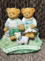 Enesco Cherished Teddies Tracie & Nicole Side by Side With Friends Figurine - Image 3