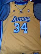 Adidas Shaquille O'Neal Los Angeles Lakers Hardwood Classics Jersey - Image 4