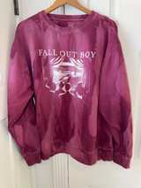 Fall Out Boy Red Tie Dye SWEATER XXL - Image 1