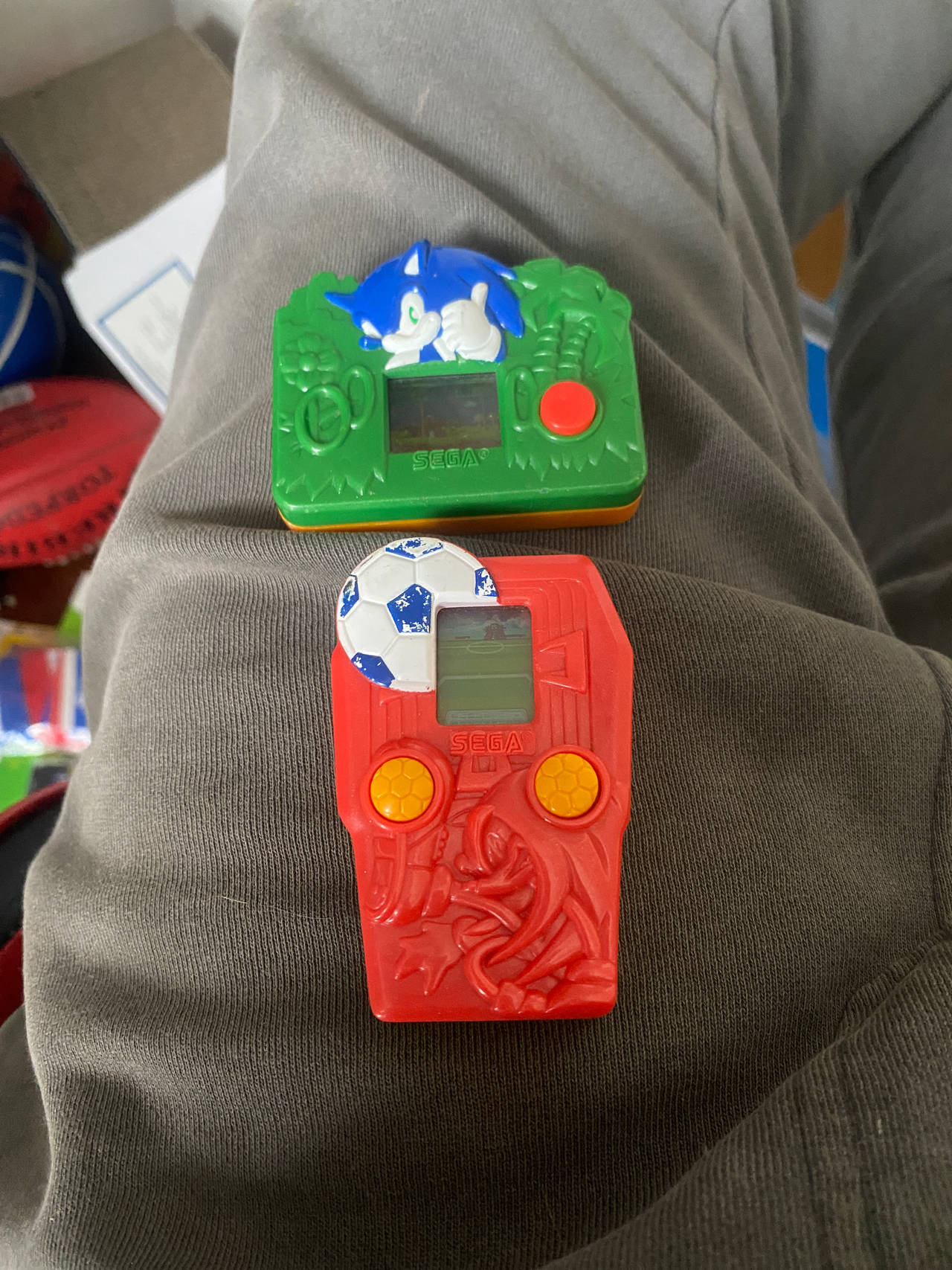 2003 SEGA McDonalds Happy Meal toys  (Sonic & Soccer)