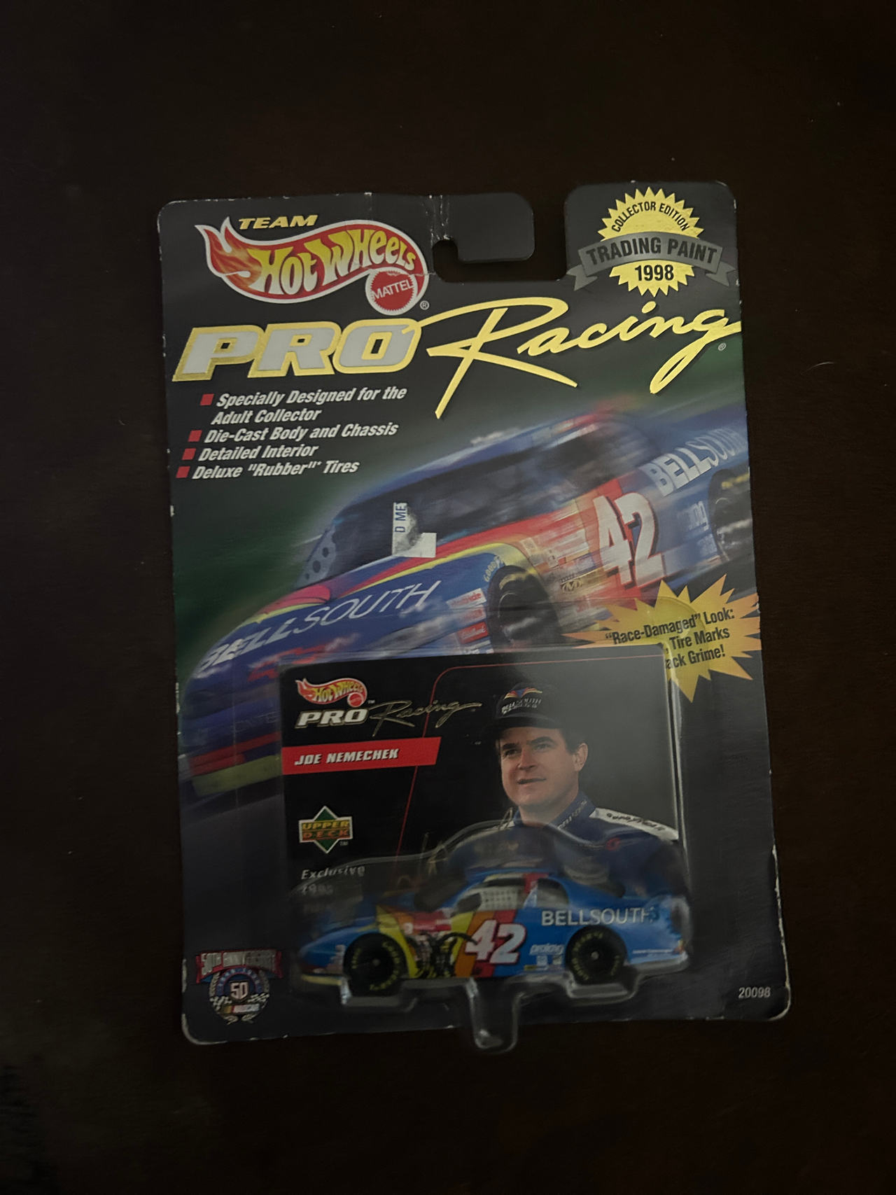 Hot Wheels Pro Racing Joe Nemechek #42 Bellsouth Trading Paint 1998