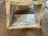 Bone Inlay Starburst Side Table - Image 5