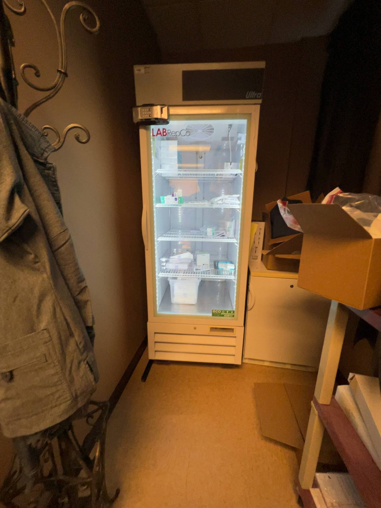 American BioTech Supply 26 cu ft Laboratory Refrigerator Glass Door