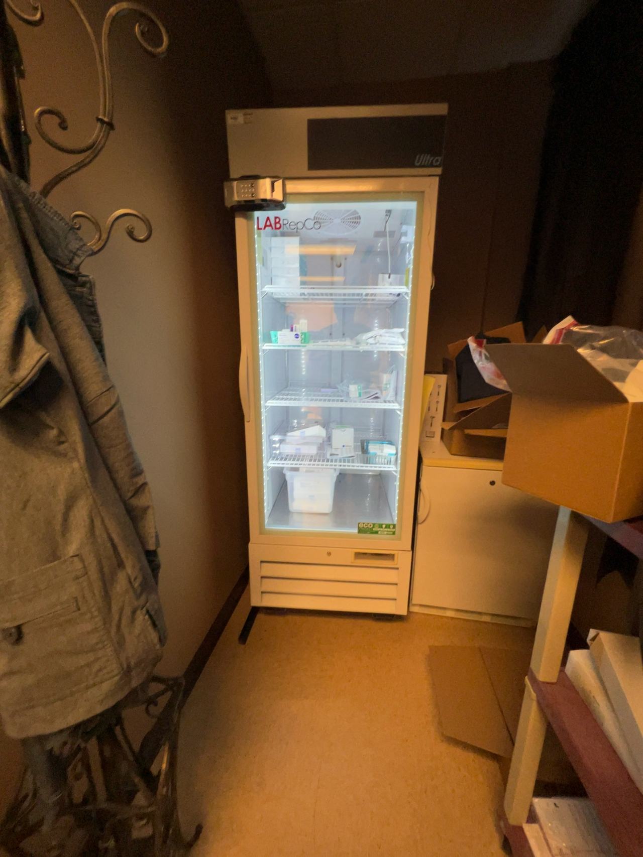 American BioTech Supply 26 cu ft Laboratory Refrigerator Glass Door