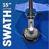Kobalt 24-volt 15-in Split Shaft Attachment Capable Battery String Trimmer - Image 5