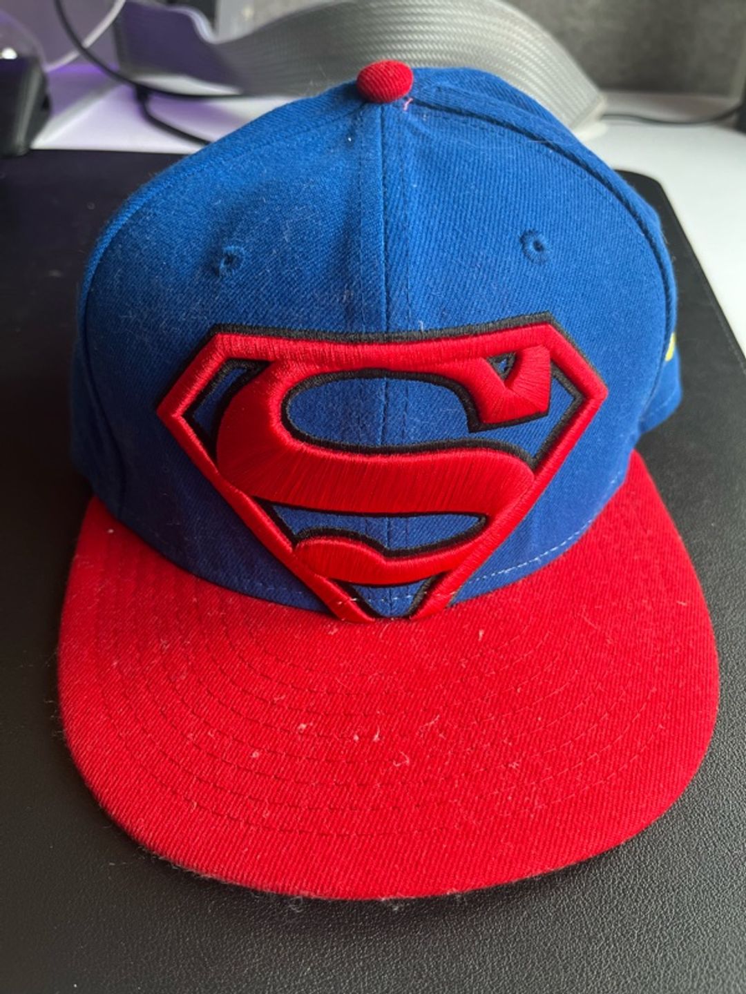New Era Superman 59Fifty Fitted Hat Blue