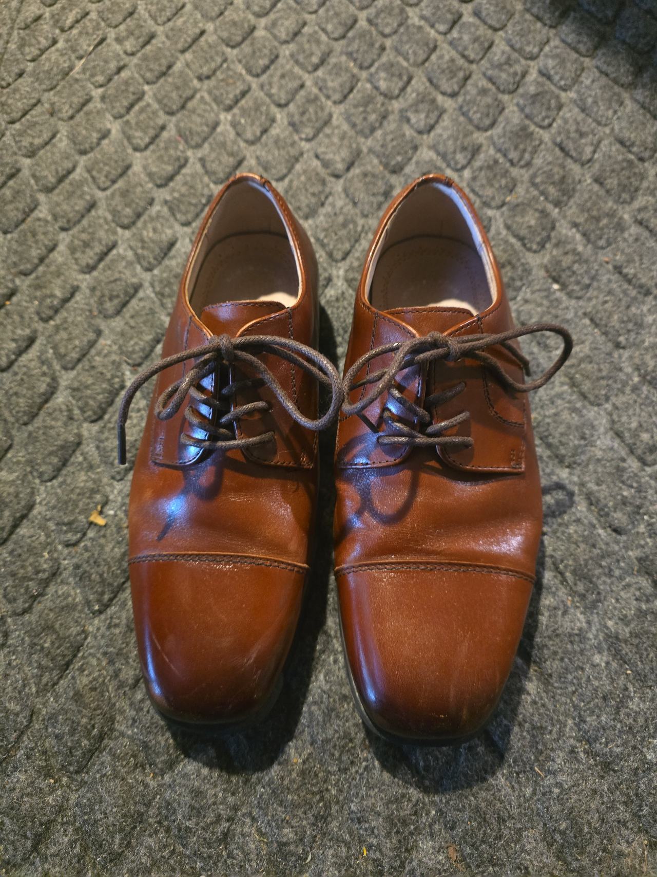 Deer Stags Men's Cap Toe Oxford Dress Shoes