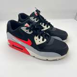 Nike Air Max 90 Black Grey Red Mens Size 10 - Image 8