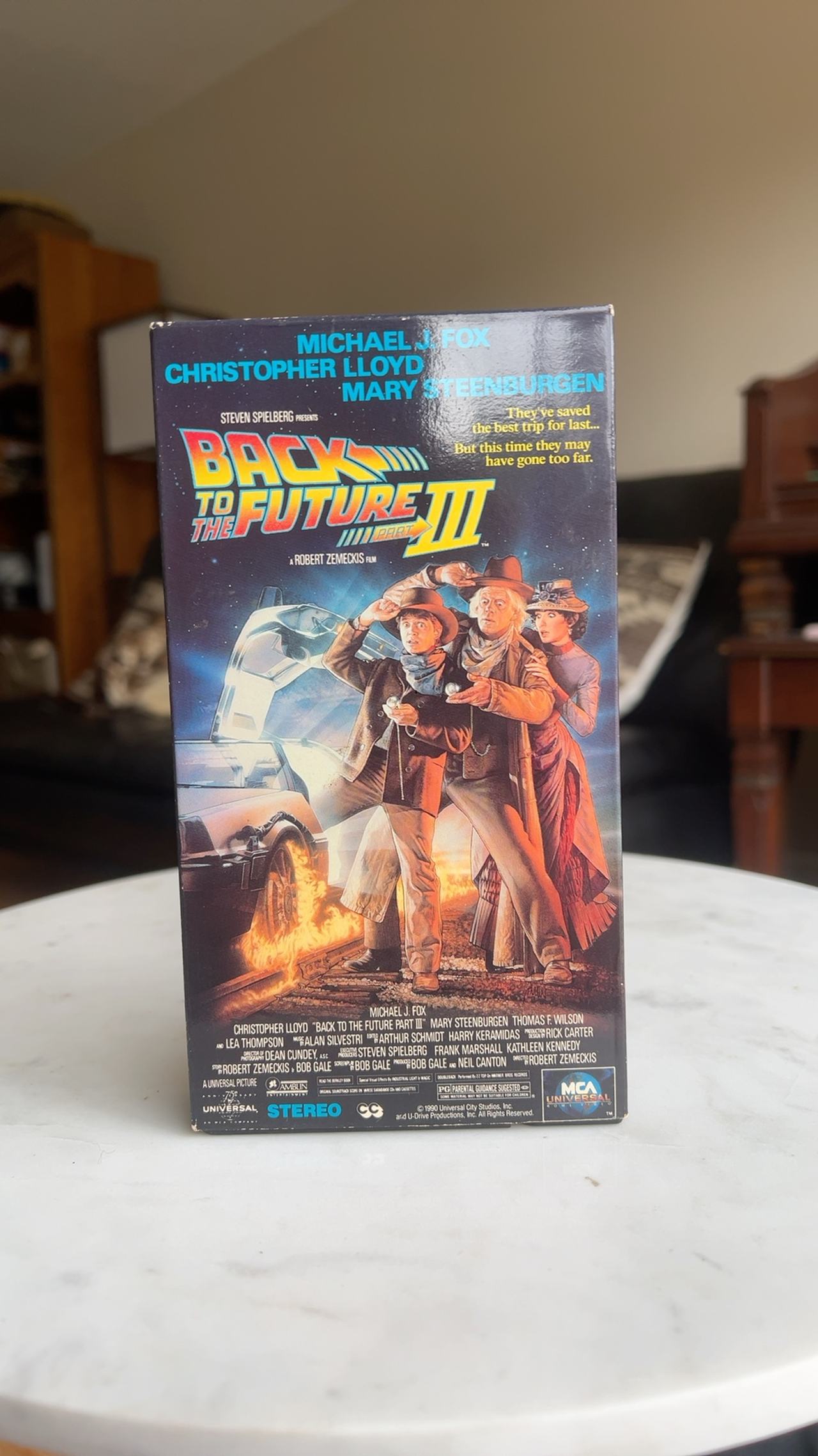 Back to the Future Part III VHS (1990)