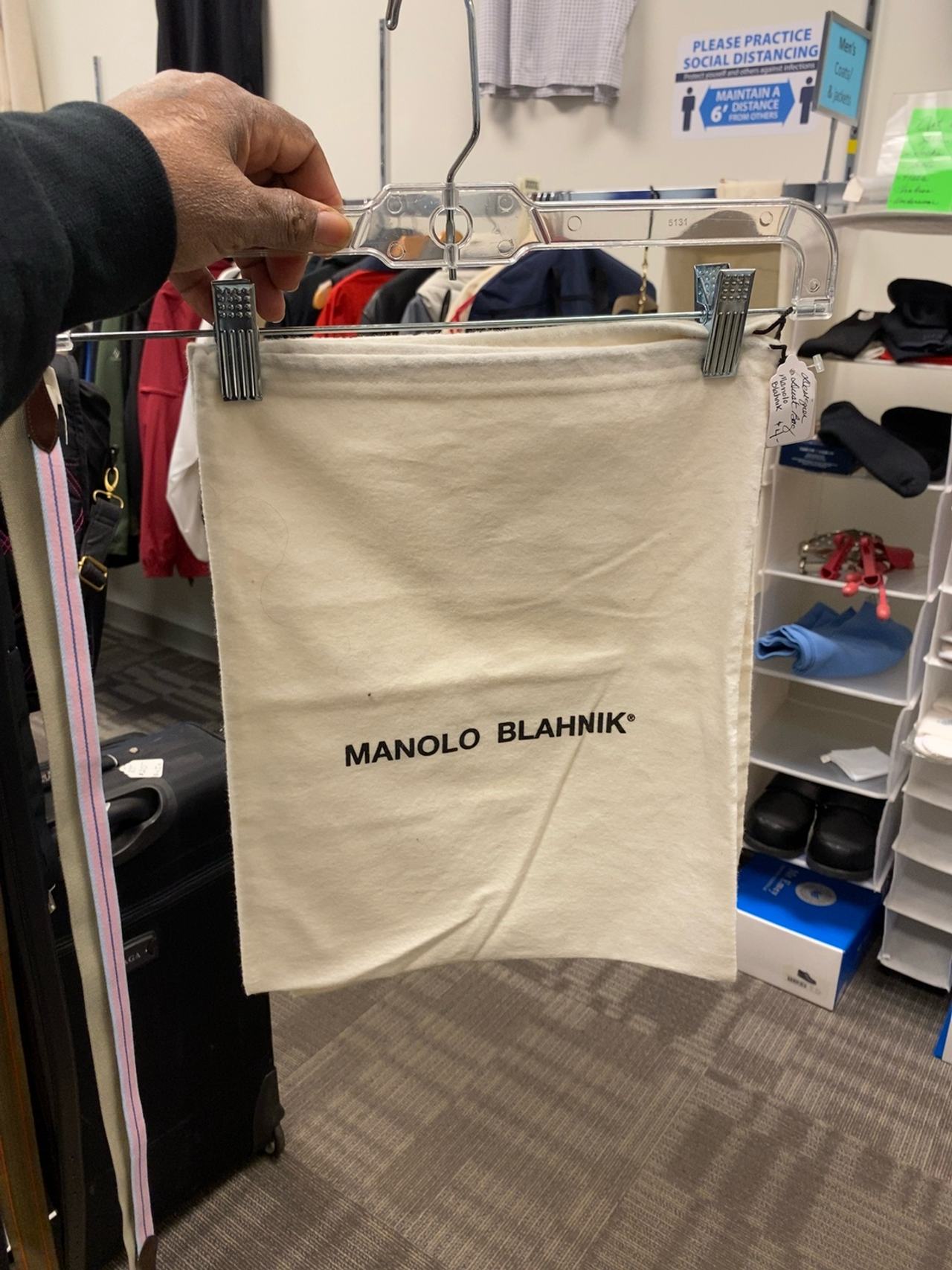 Manolo Blahnik Shoe Dust Bag