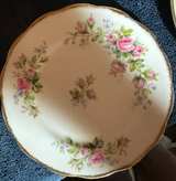 Royal Albert Moss Rose Bread & Butter Plate - Image 1