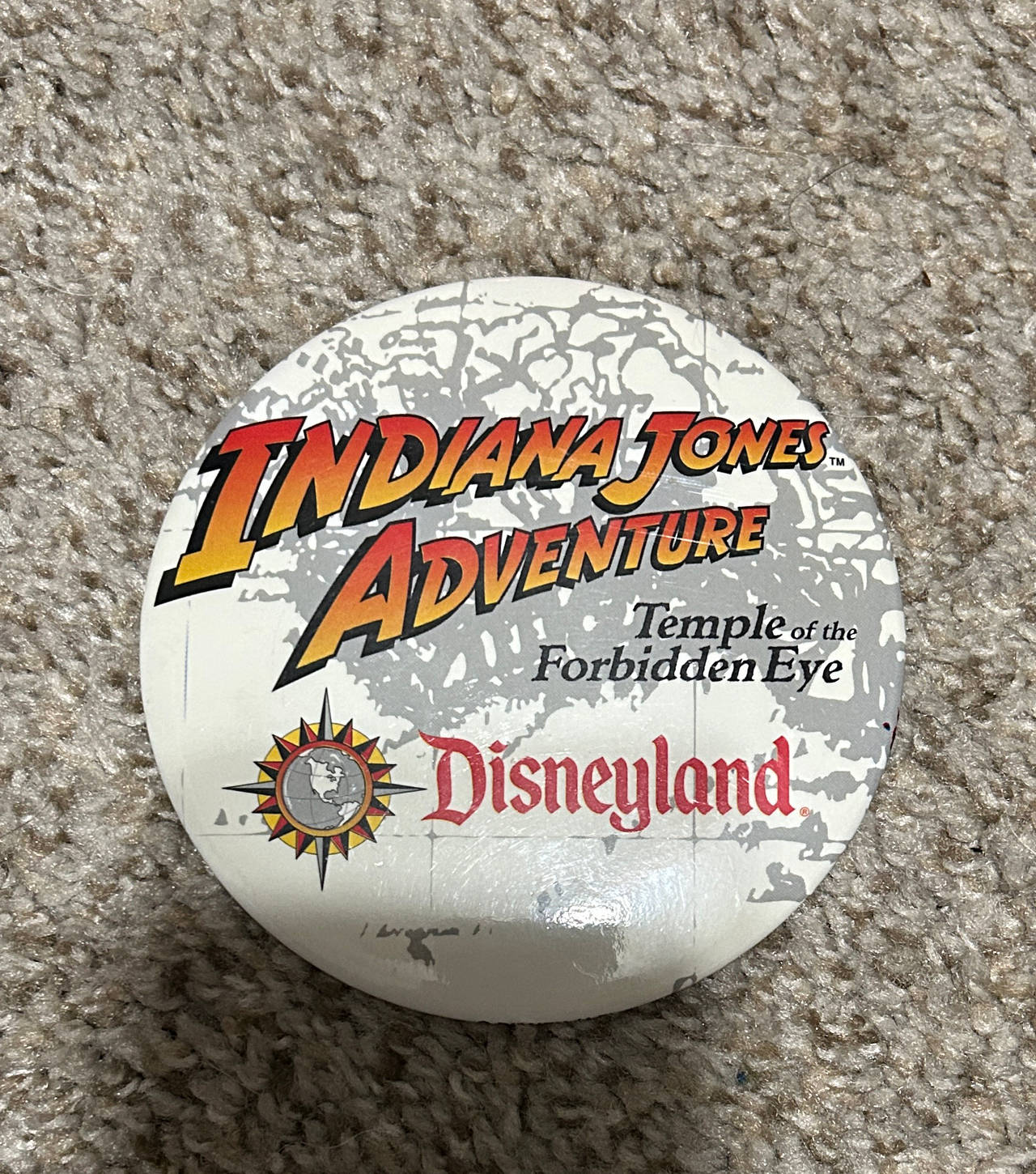 Disneyland Indiana Jones Adventure Temple of the Forbidden Eye Button