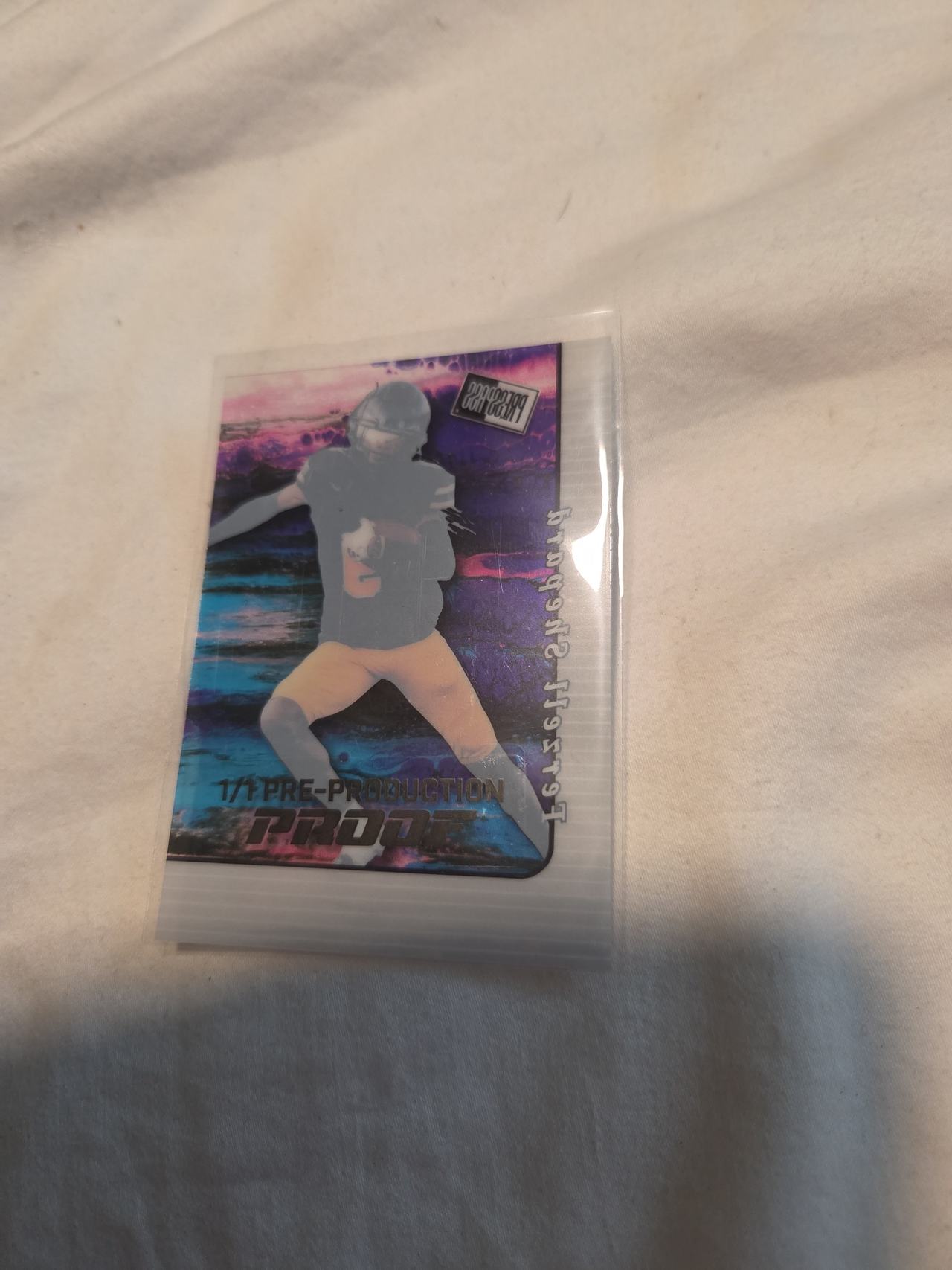 Trevor Lawrence 2021 Sage Aspire 1/1 Pre-Production Proof Card