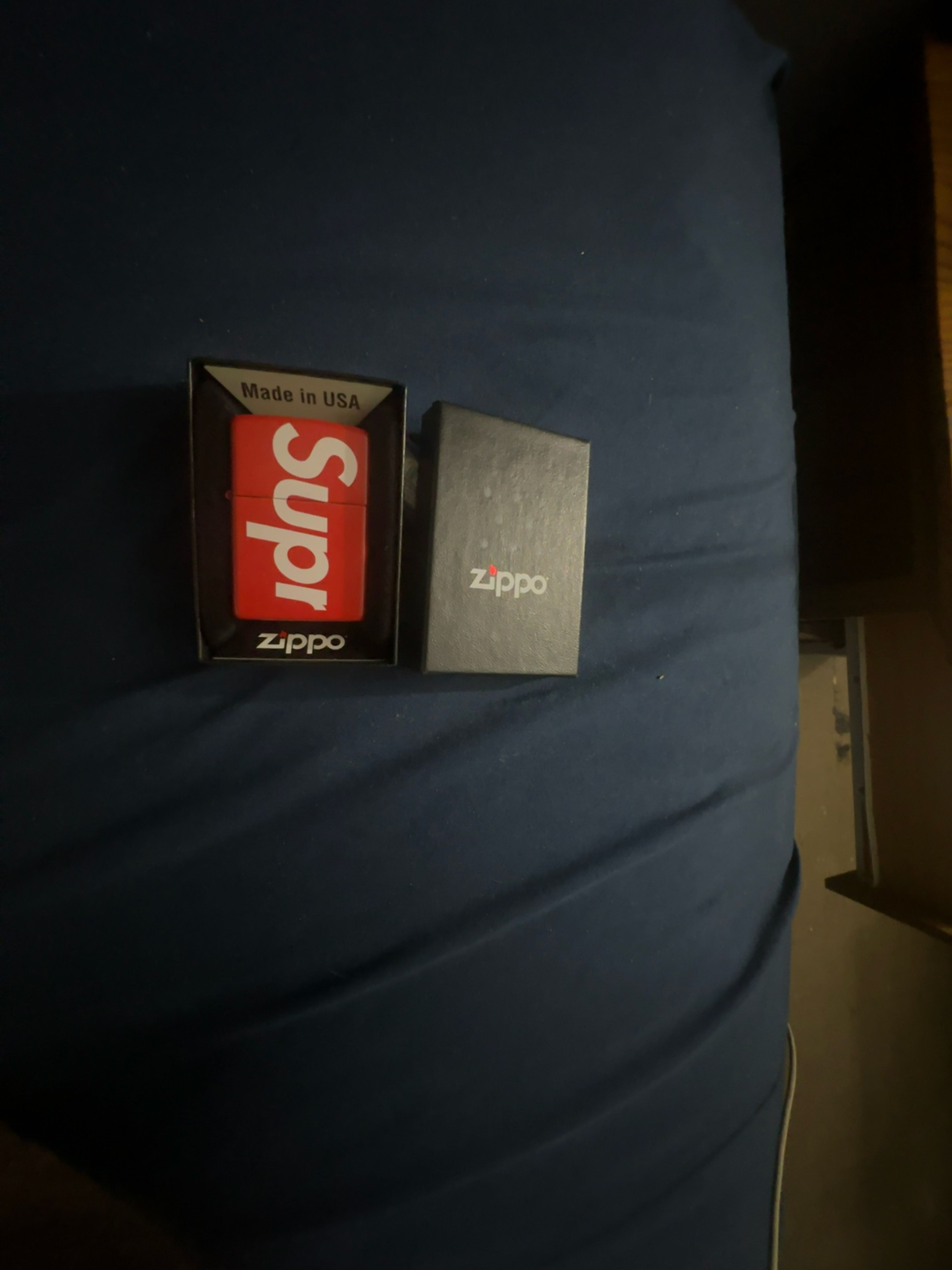 Supreme Zippo Lighter Red Logo