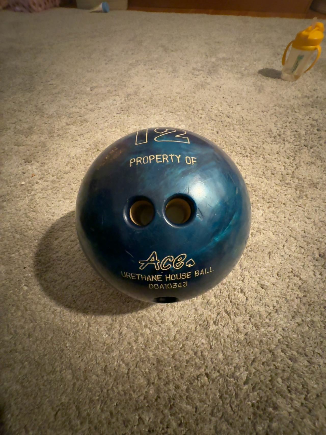 Brunswick Tommy Hudson LT-51 Blue Bowling Ball