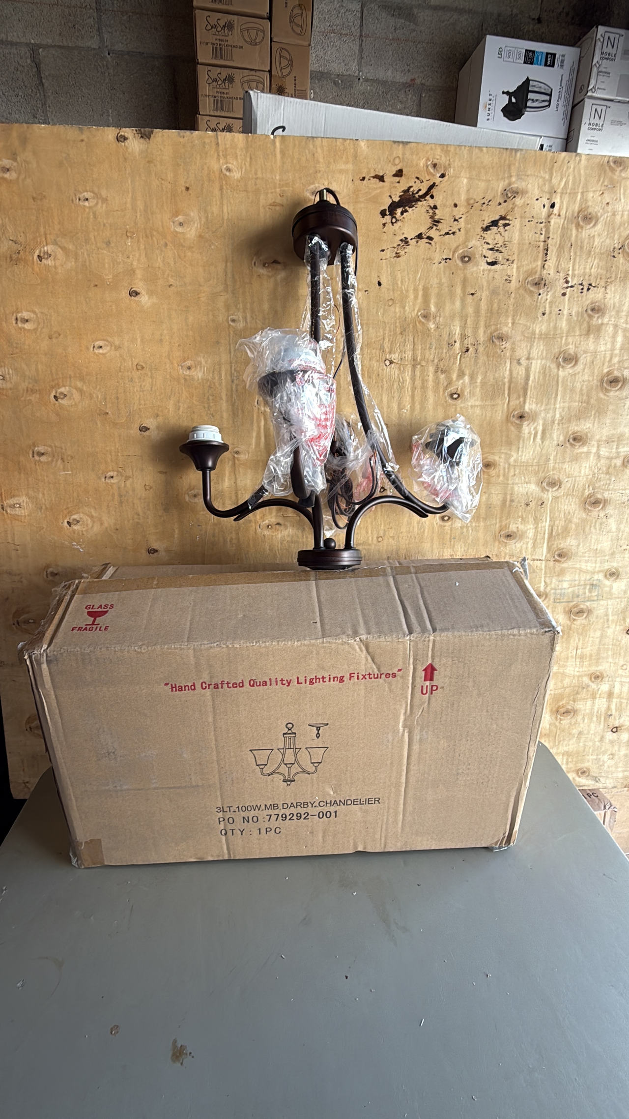 Darby 3-Light Chandelier