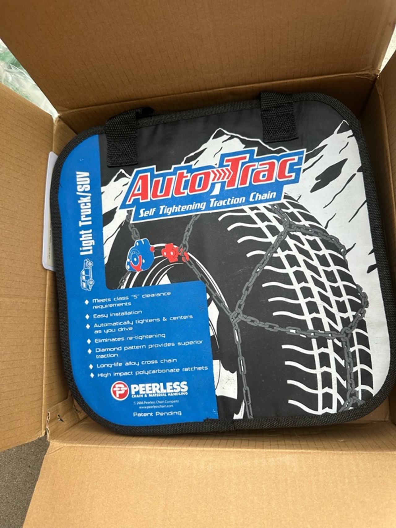 Peerless Auto-Trac Self Tightening Snow Chains