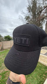 YETI Low Pro Trucker Hat Black - Image 2