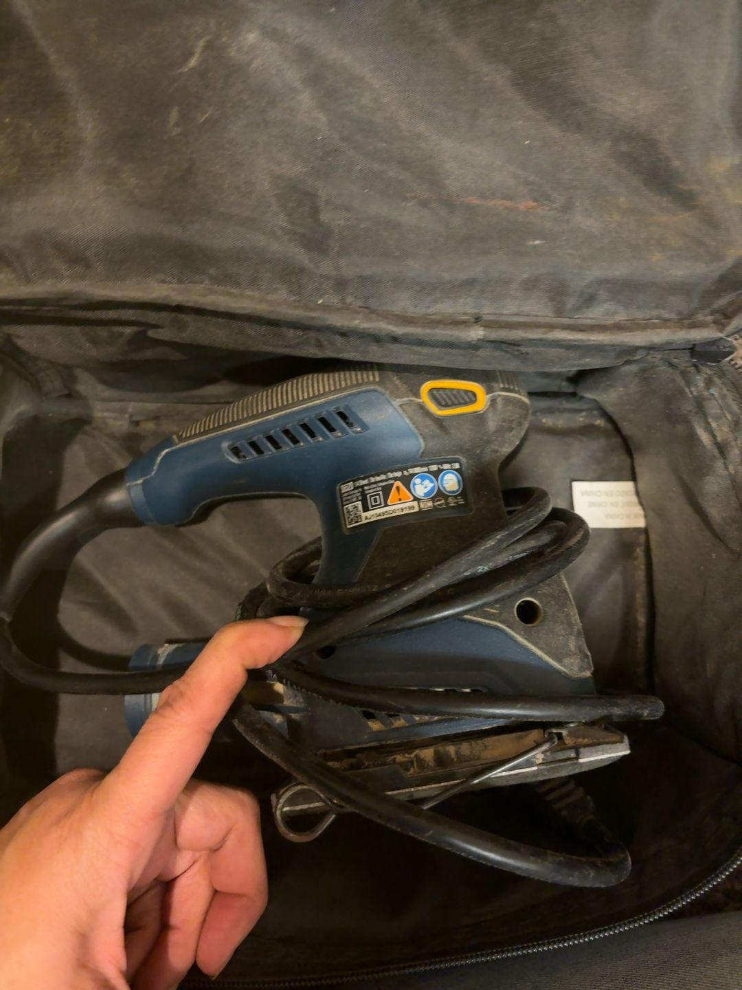 Ryobi Palm Sander S652D 1/4 Sheet Finish Sander - Orange