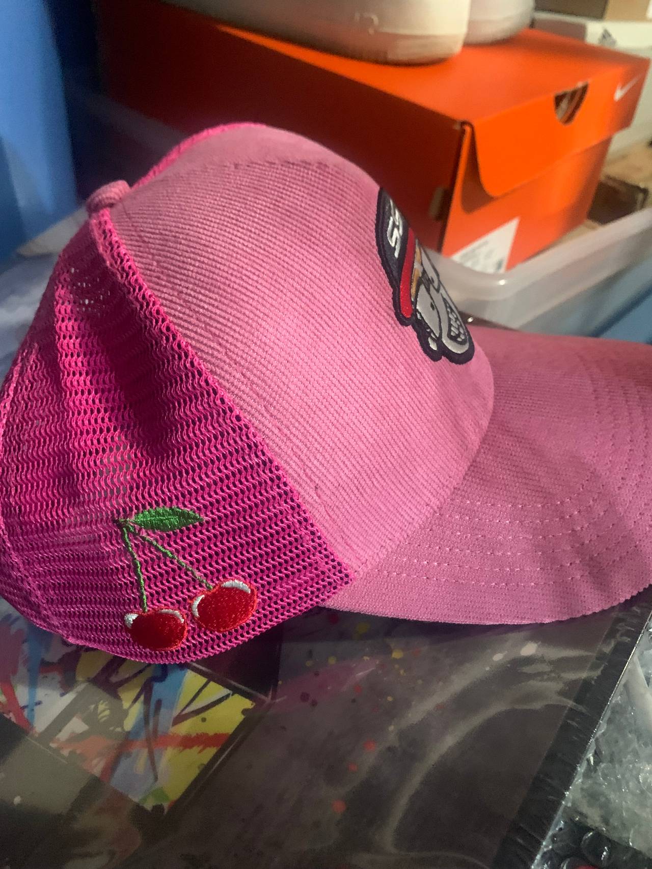 Superstar Components Pink Corduroy Trucker Hat