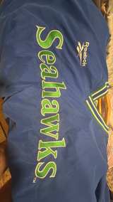 XXL!!! Reebok Vintage Seattle Seahawks V-Neck Windbreaker Pullover 1989 - Image 4