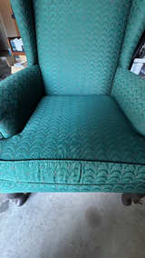 Cochrane Furniture Emerald Green Wingback Chair - Image 2