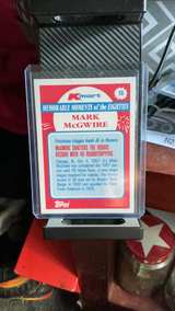 1988 Topps Kmart Memorable Moments Mark McGwire #13 - Image 2