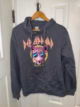 Def Leppard Rock of Ages Gray Hoodie Women's X-Large - Image 1