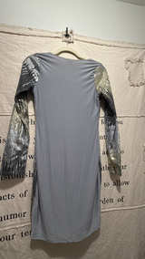 Forplay Black, Gold and Silver Sequin Long Sleeve Mini Dress - Image 2