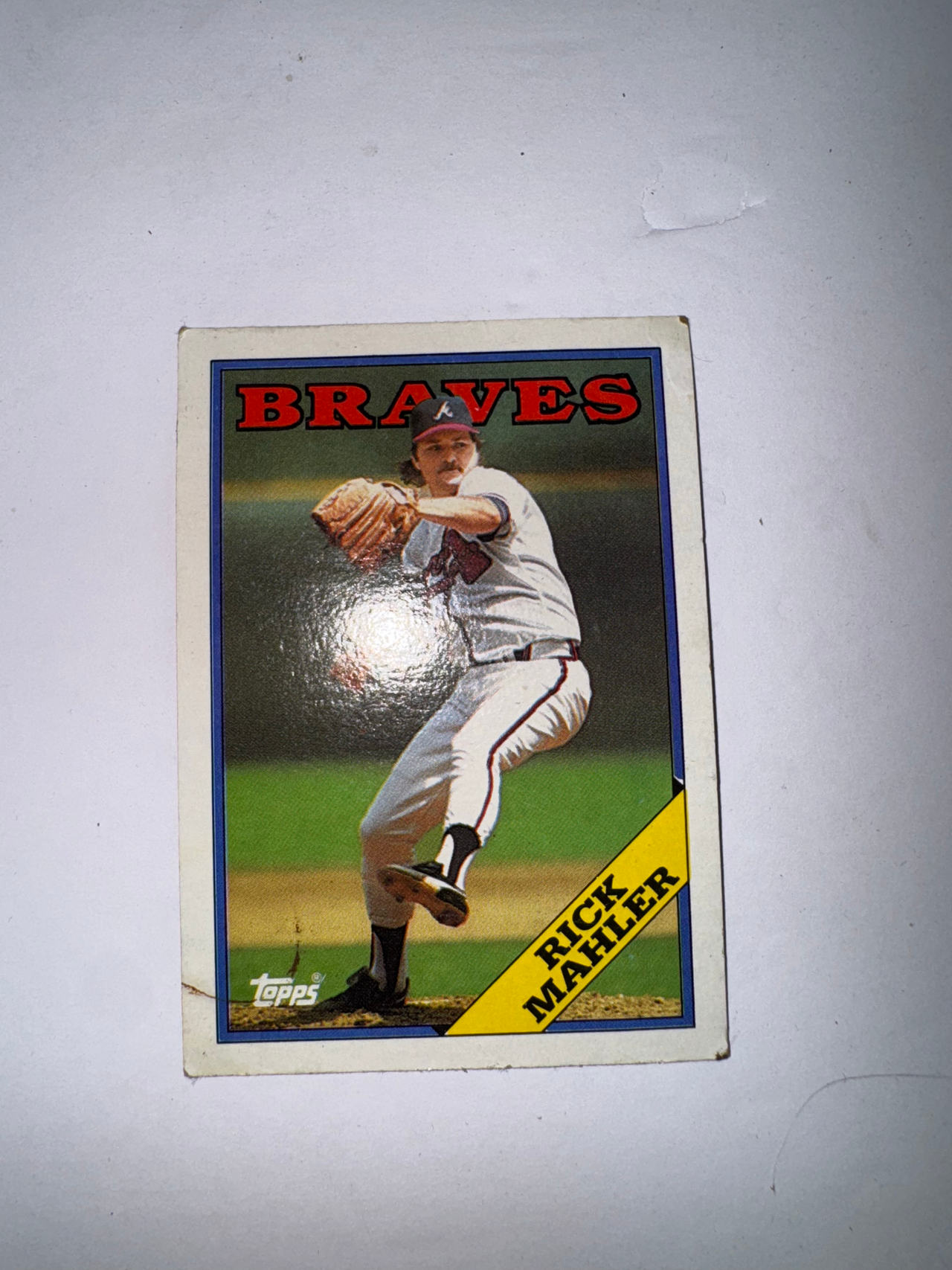 Rick Mahler Baseball Card