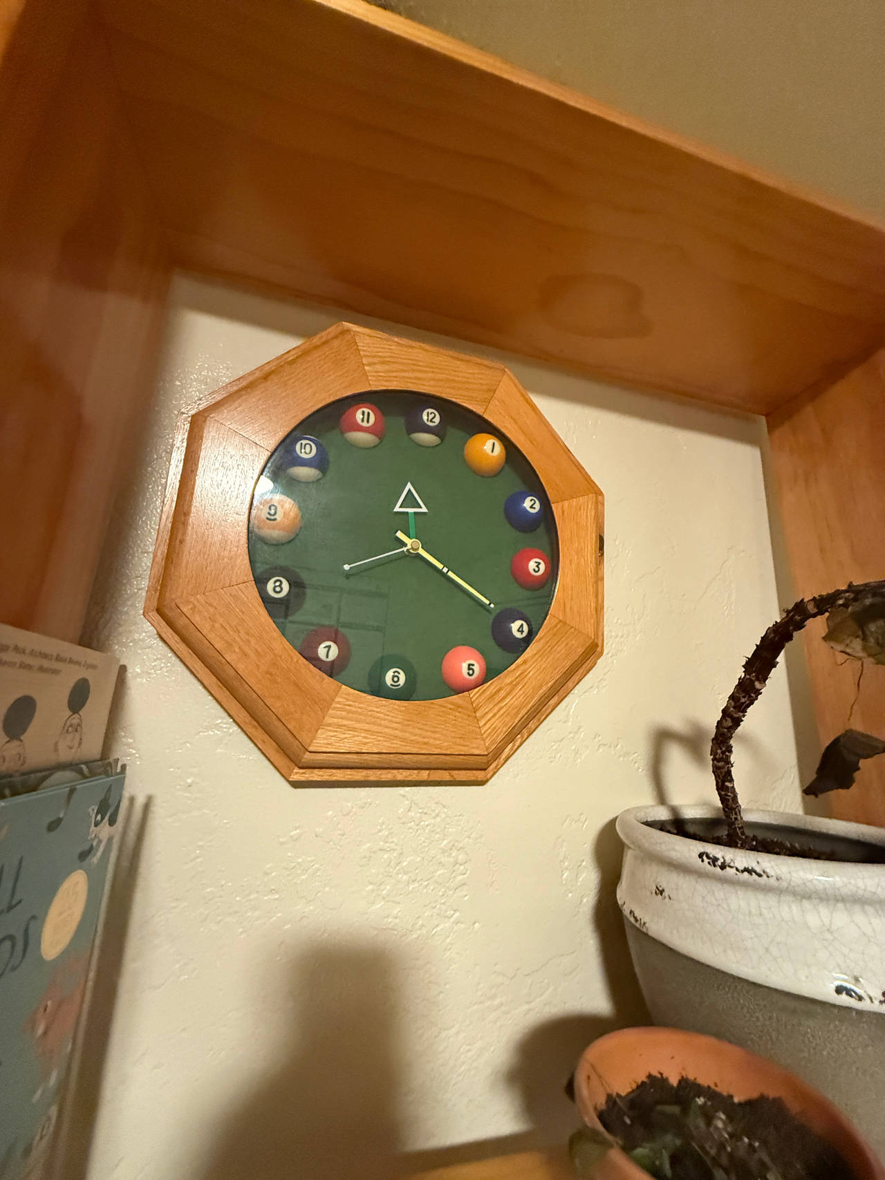 Billiards Pool Ball Wall Clock