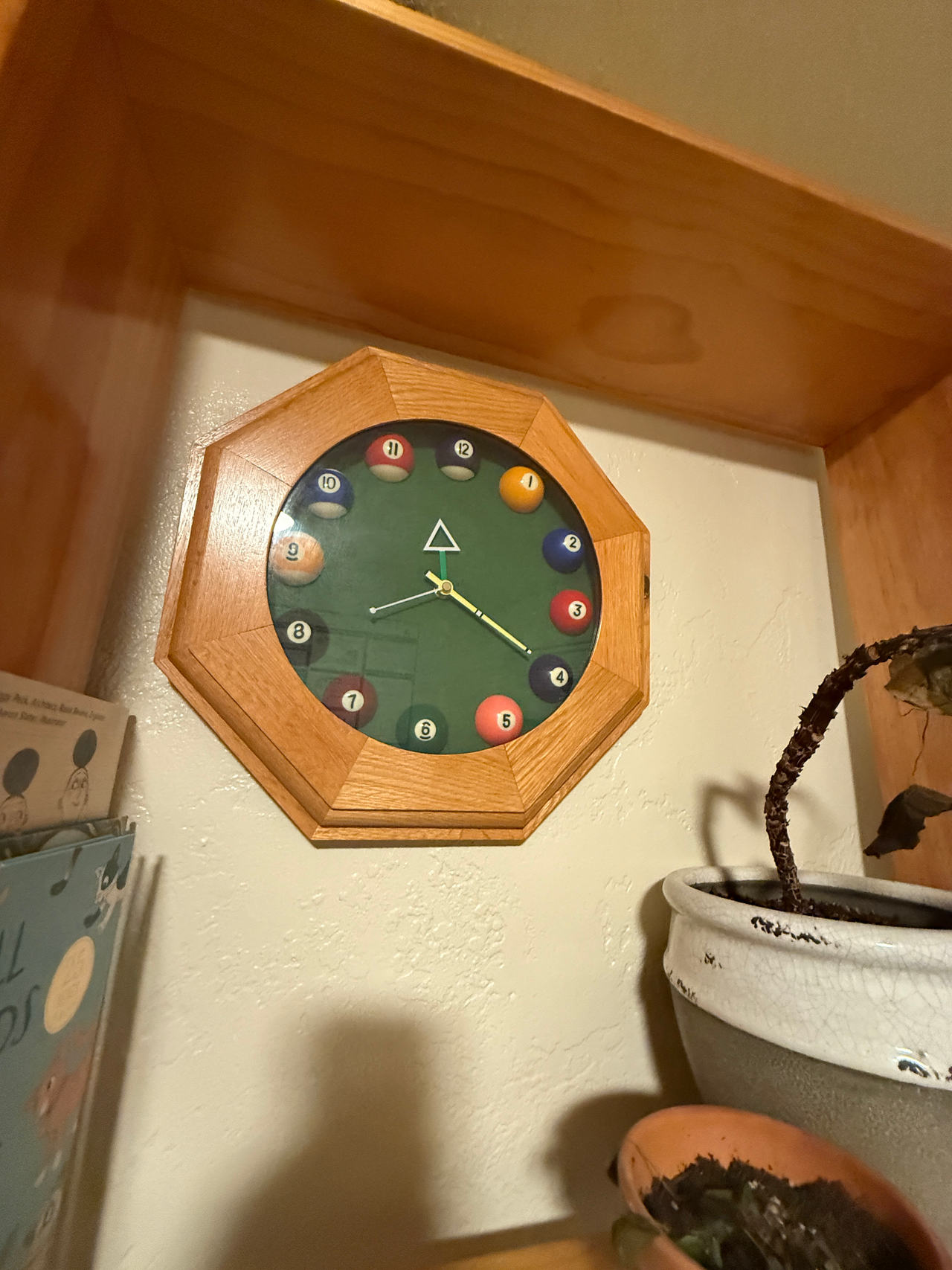 Billiards Pool Ball Wall Clock