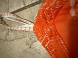 One September Orange and White Patterned Tank Top - XS - Image 3