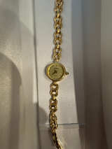 Geneva Women's 14 k gold Chain Bracelet Watch works perfectly,  - Image 1