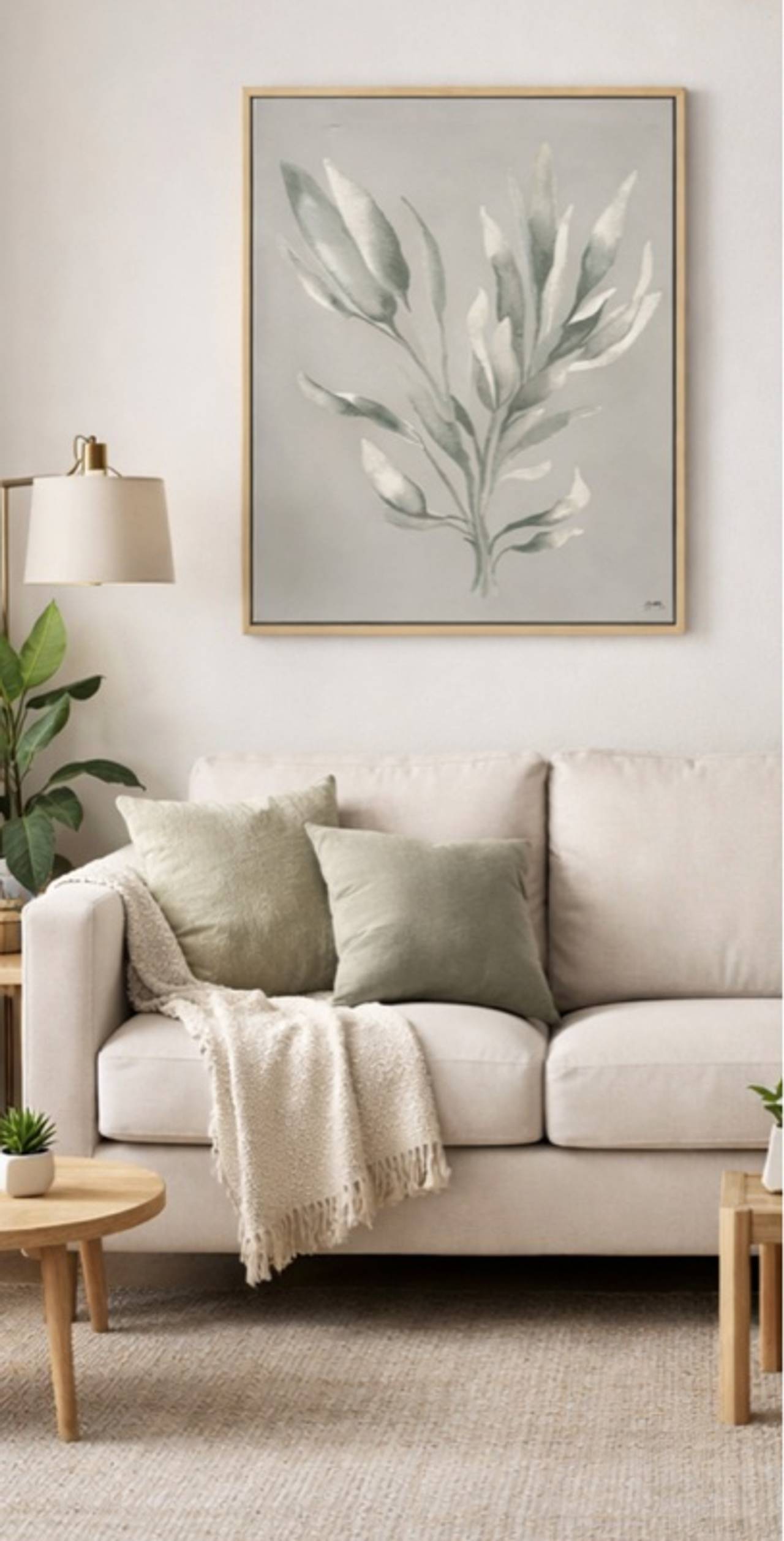 Botanical Wall Art Eucalyptus Canvas