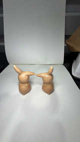 Goebel Vintage Yellow Gold Bunny Salt and Pepper Shaker Set - Image 2