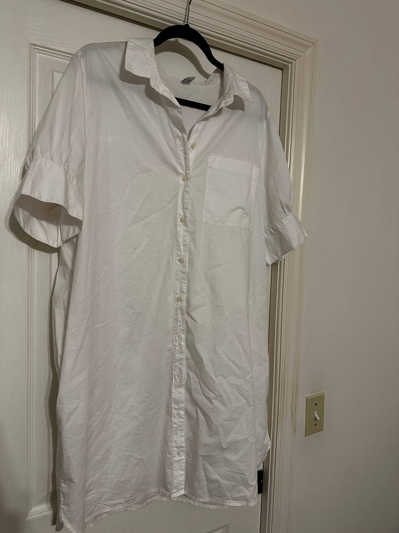 Old Navy Women's Short-Sleeve Button-Down Shirt Dress
