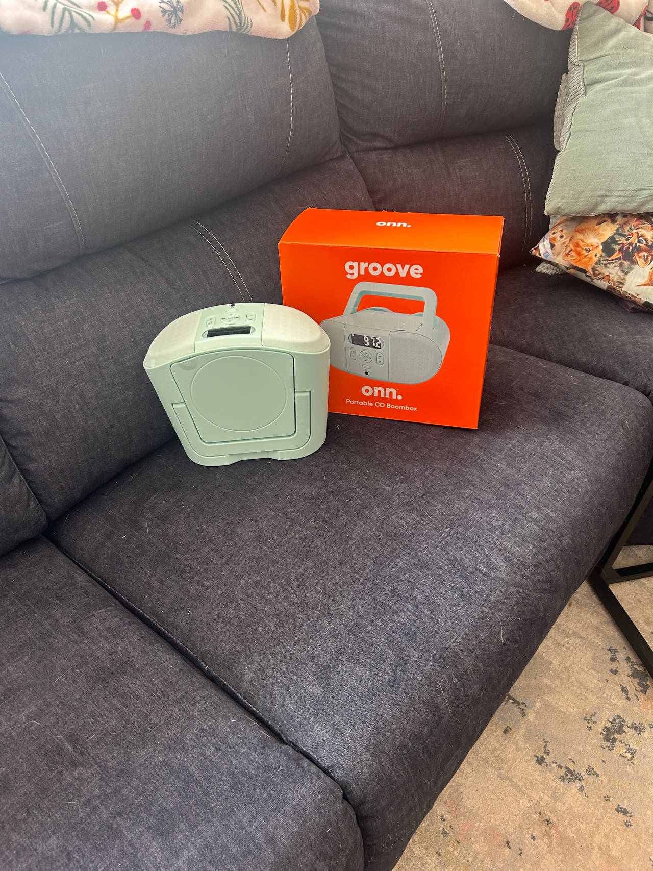 onn. Groove Portable CD Boombox