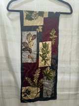 Vintage ECHO Silk Patchwork Leaf Print Scarf - Image 2