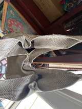 Maxine Couture Snakeskin Embossed Leather Hobo Bag - Image 3