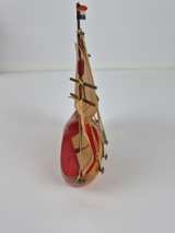 Vintage Dutch Wooden Clog Sailing Ship Souvenir - Image 4