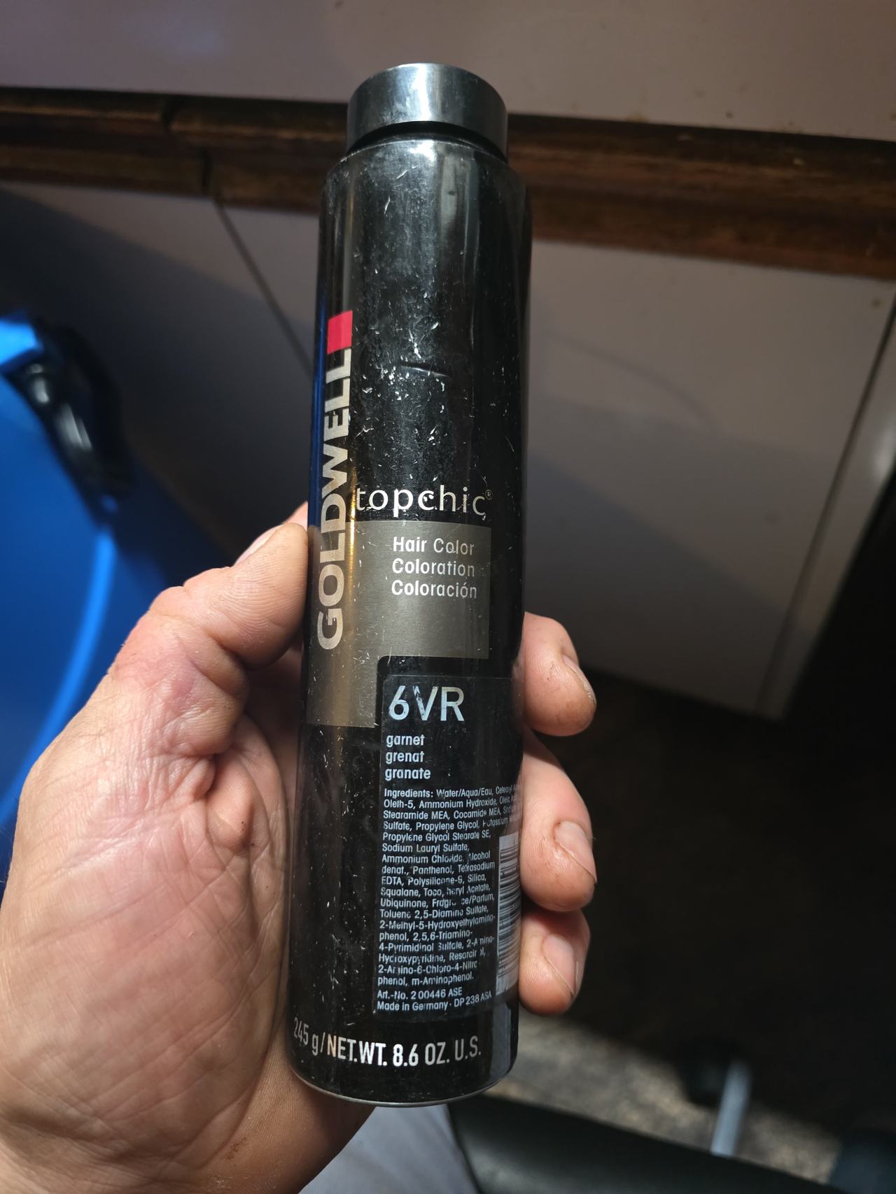 Goldwell Topchic Hair Color 6VR Garnet 250ml Canister