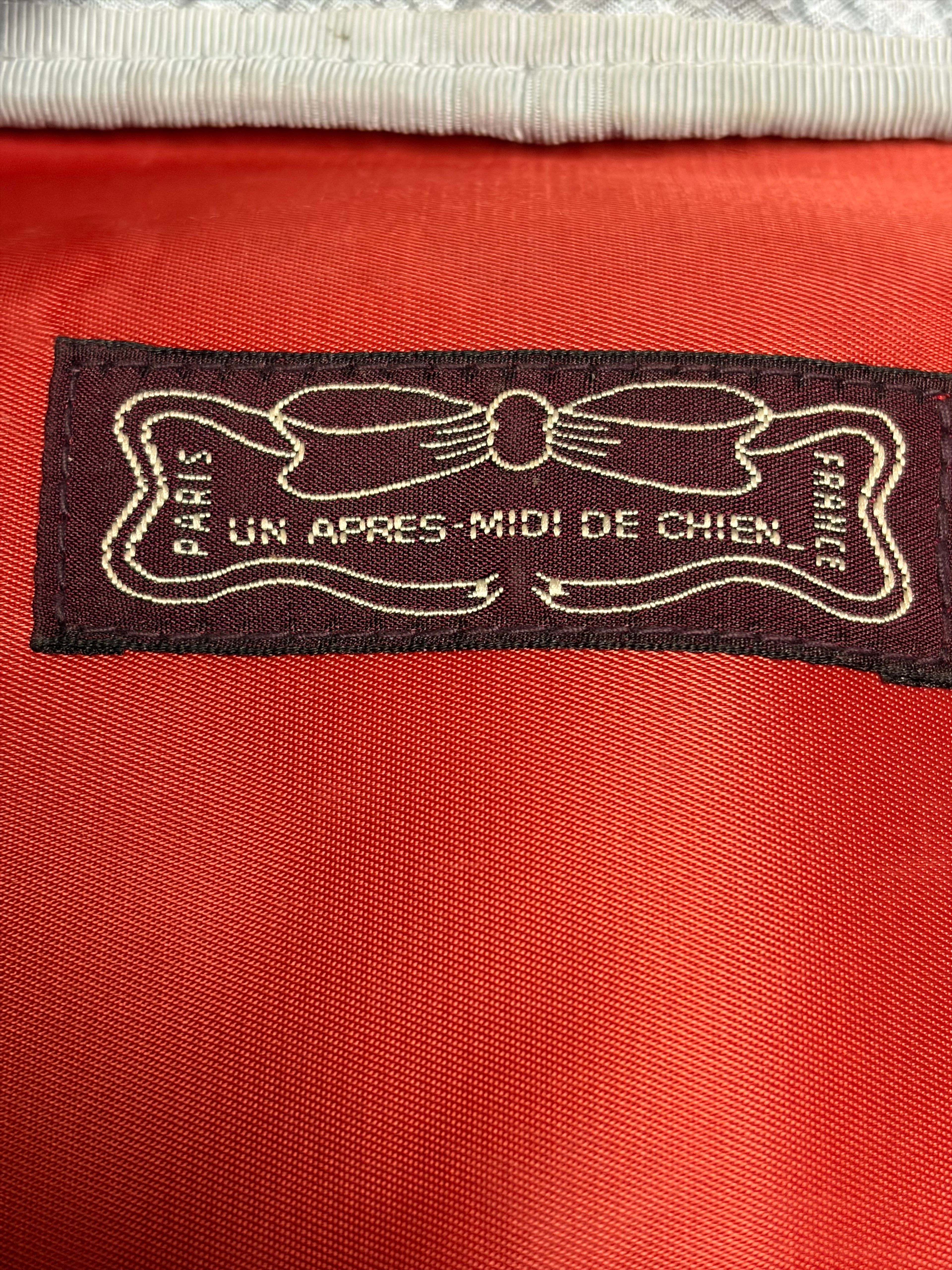 Un Après-Midi De Chien Paris Coral Tote Bag – French Boutique Handbag - Image 2