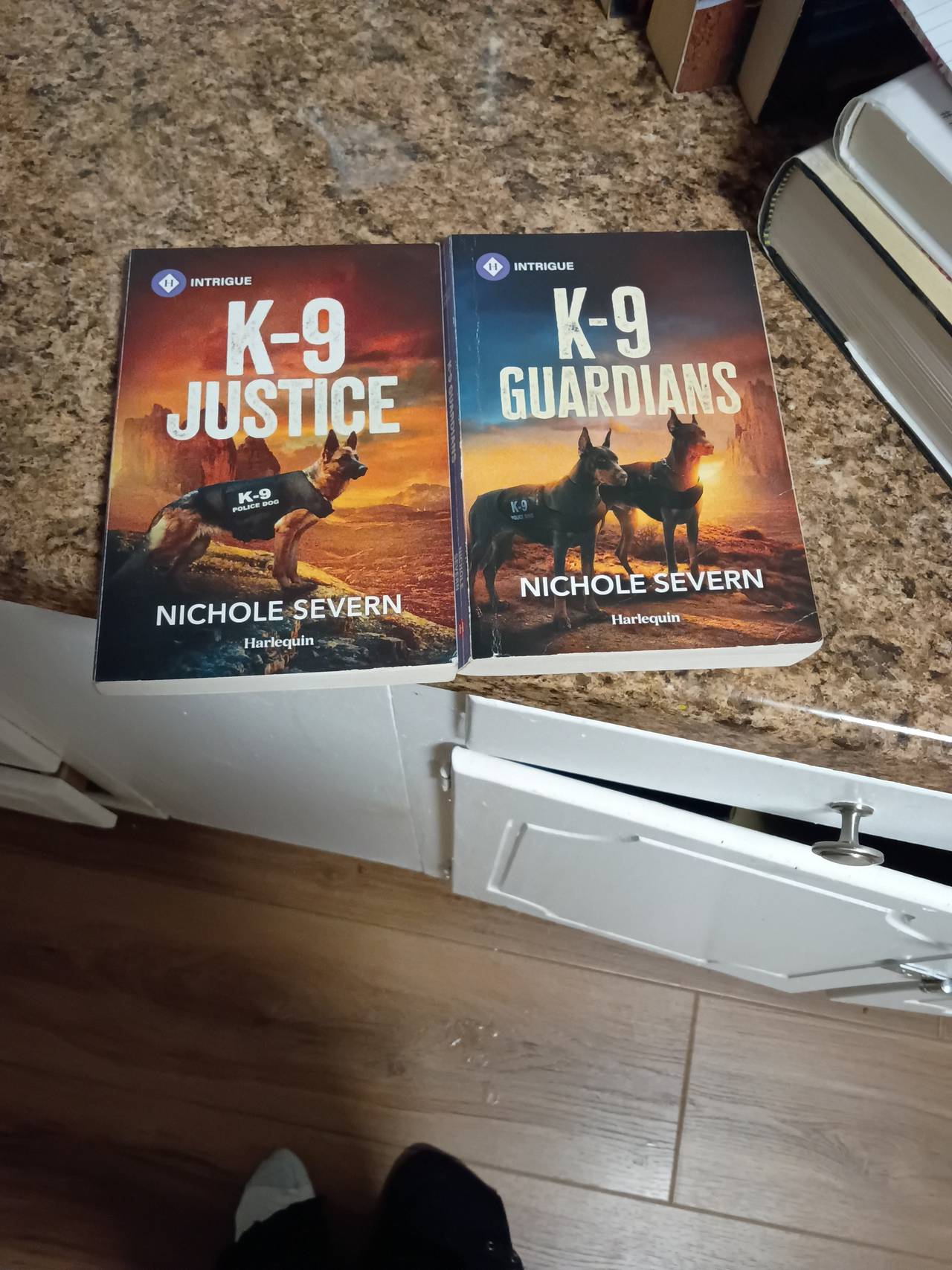 K-9 Justice and K-9 Guardians by Nichole Severn (Harlequin Intrigue)