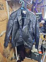 East 5th Women's Black Leather Blazer - Image 2
