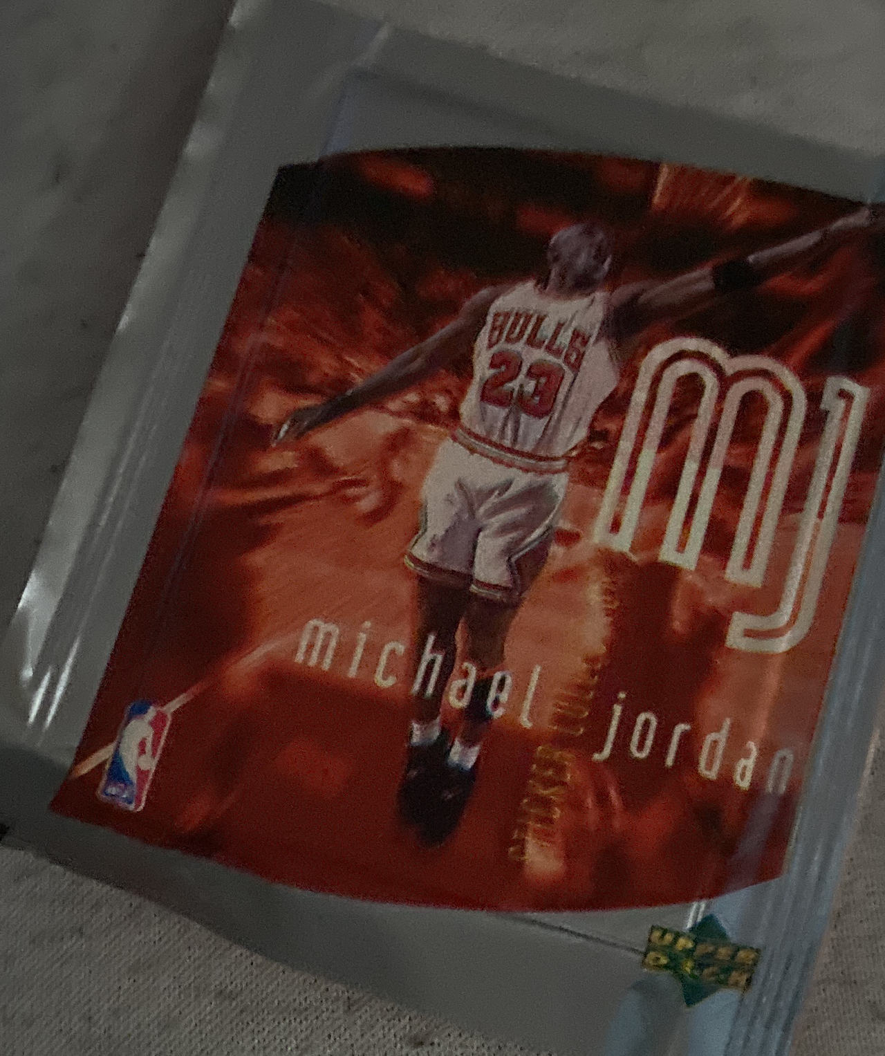1996-97 Upper Deck Michael Jordan Sticker Card S1